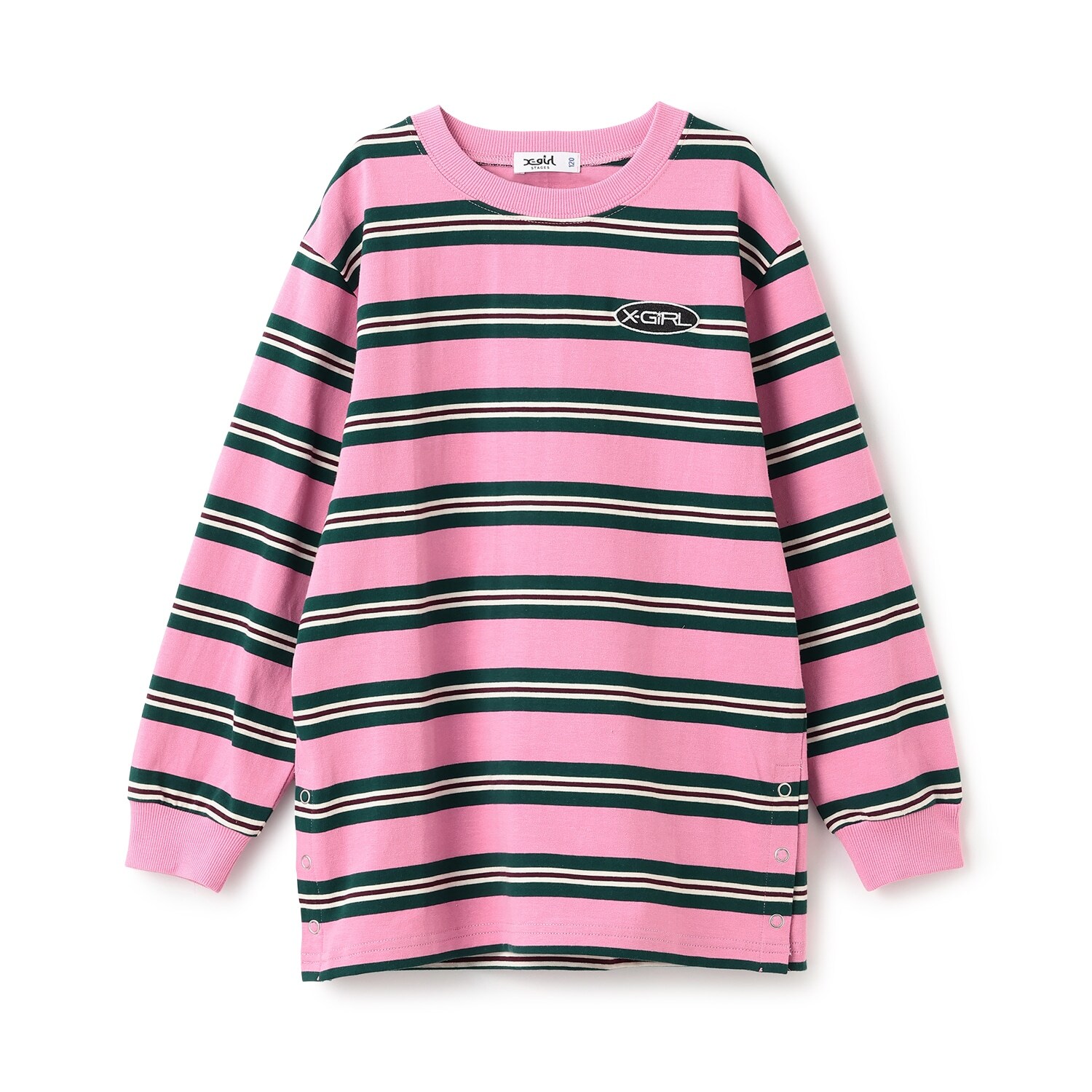 マルチボーダー長袖Tシャツ