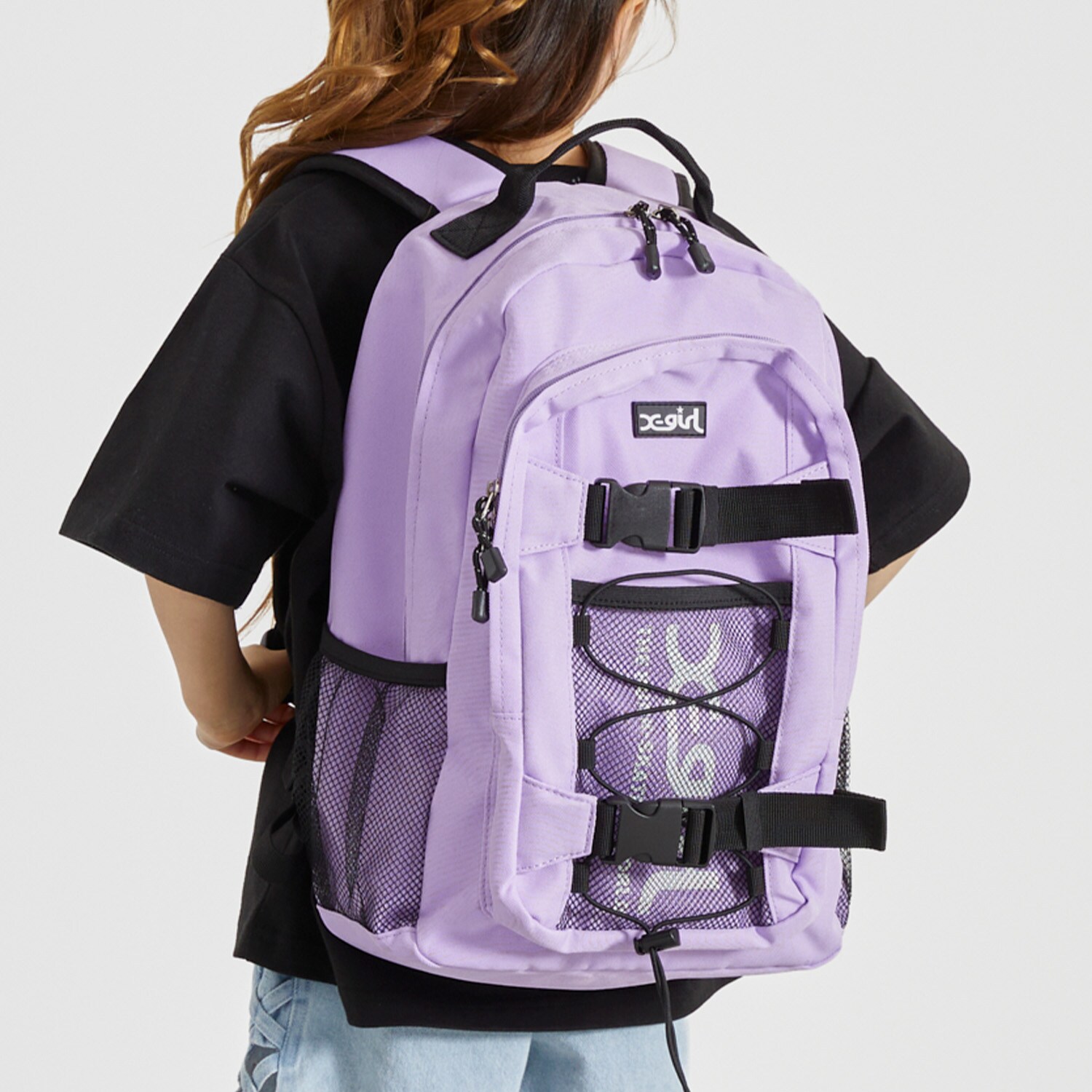 ロゴ メッシュバックパック