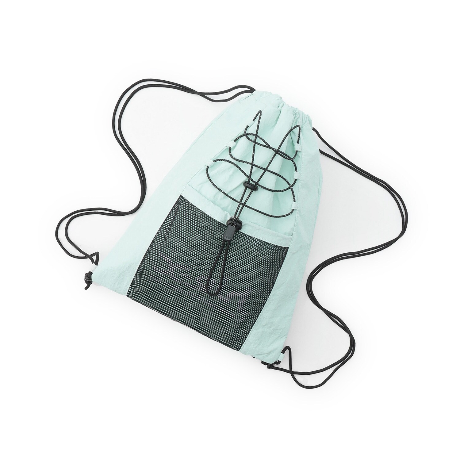 ロゴ メッシュナップサック