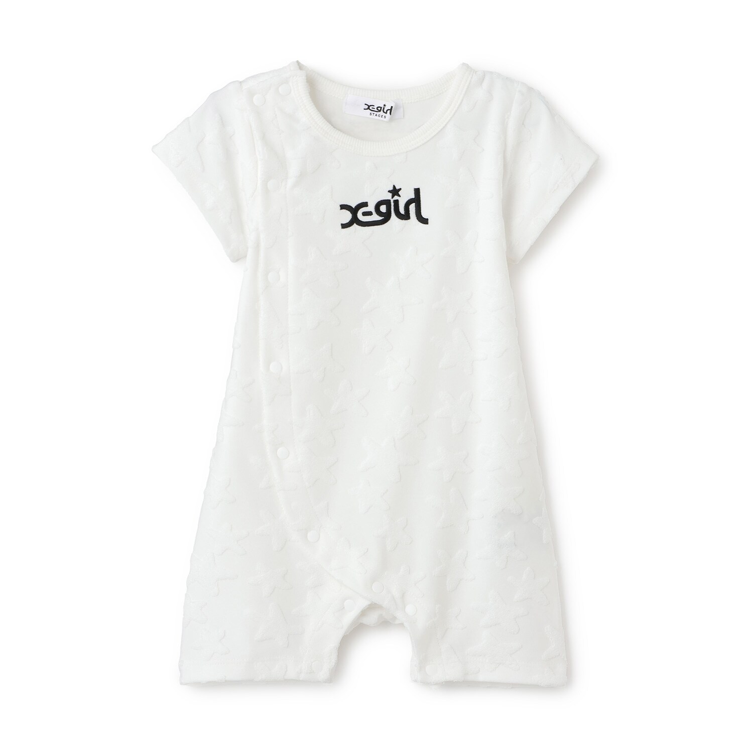 星柄パイルジャカード ショートオール