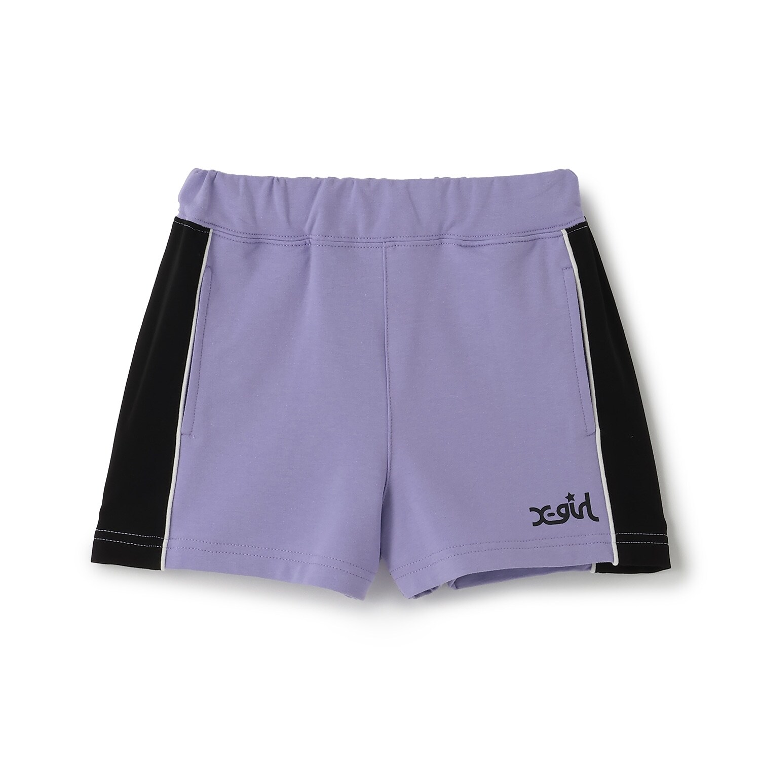 サイド切替ロゴプリント　ショートパンツ