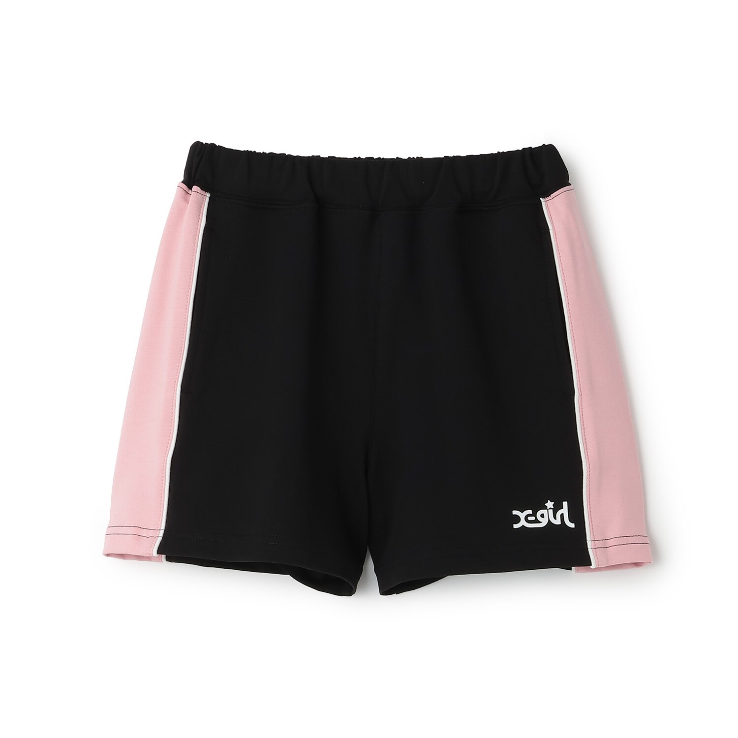 サイド切替ロゴプリント　ショートパンツ