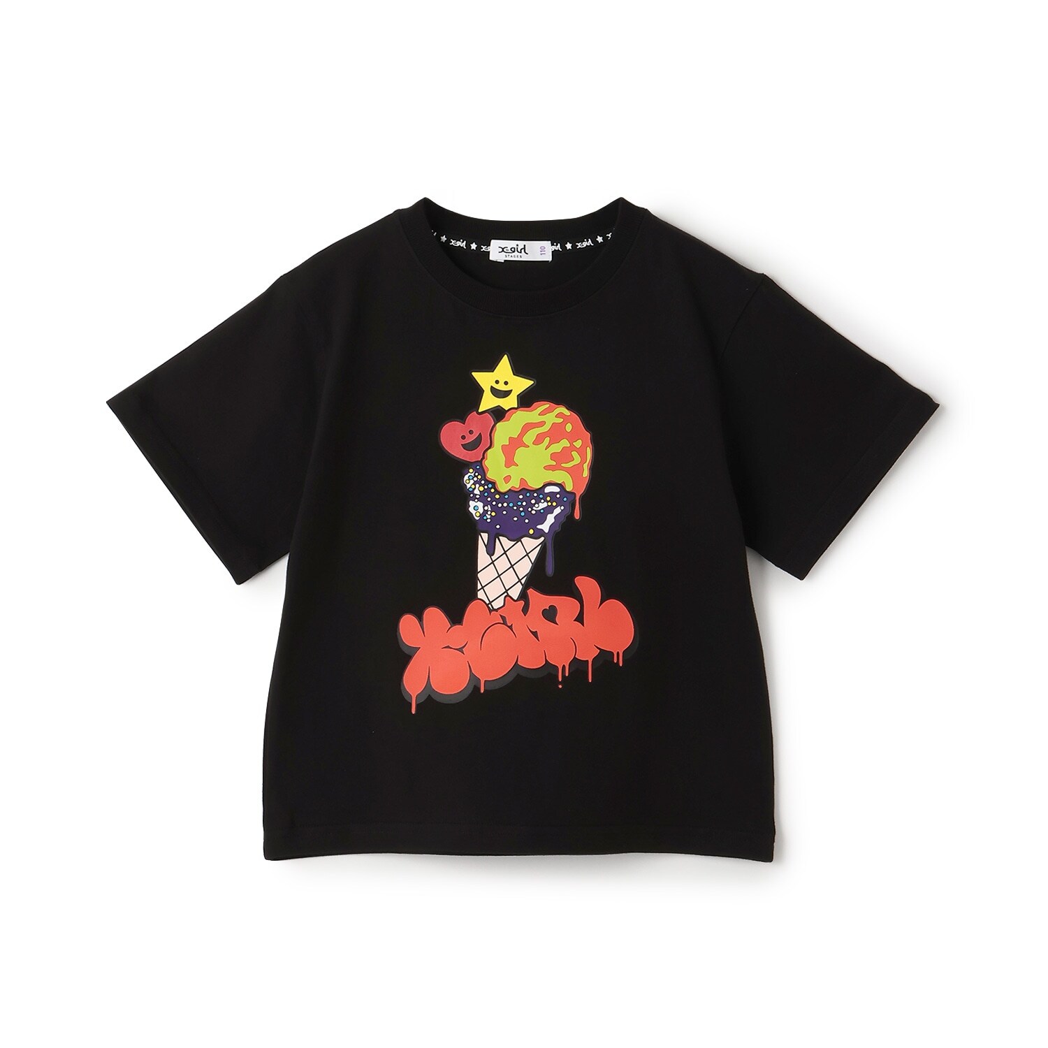 【接触冷感】キラッキーアイスクリーム 半袖Tシャツ