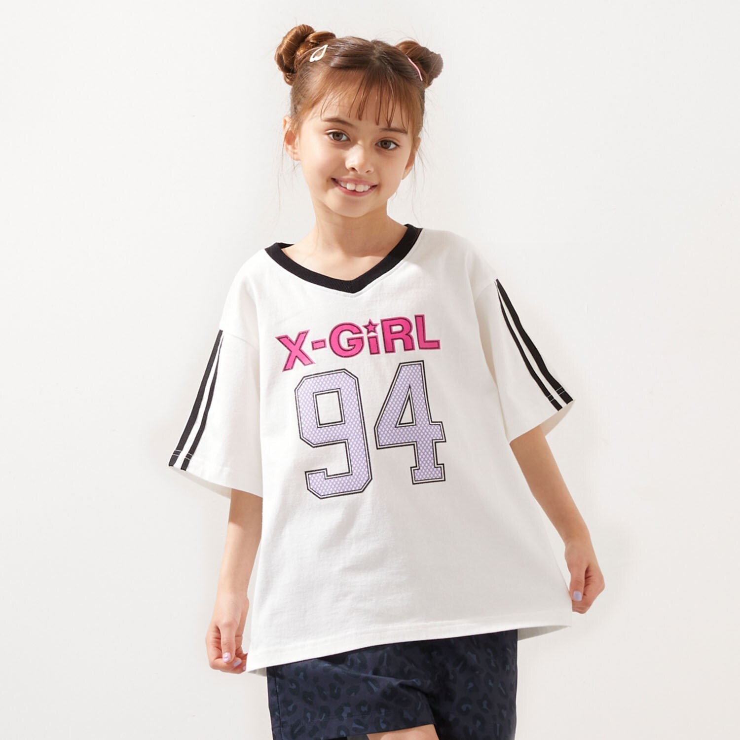 ユニフォームVネック半袖Tシャツ