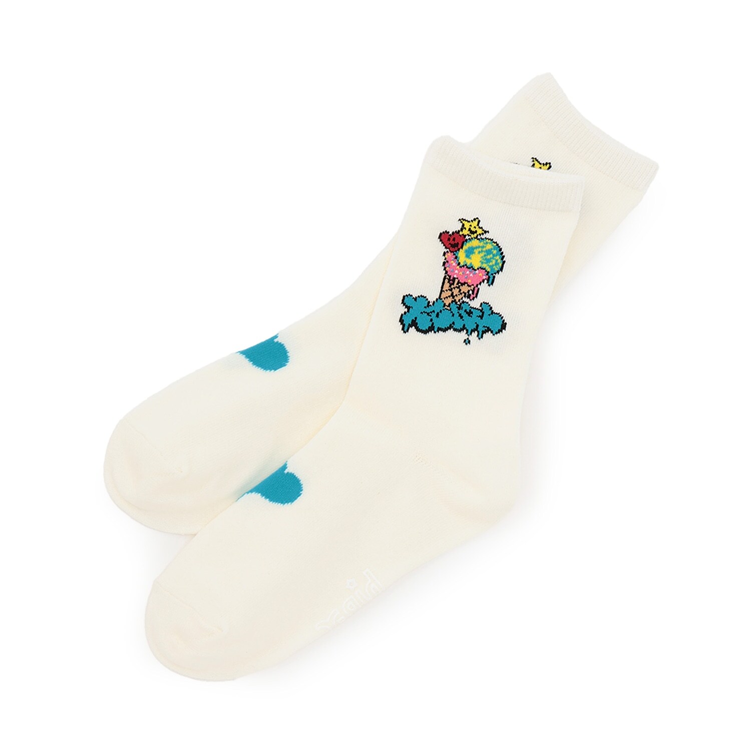 キラッキーアイスクリーム クルーソックス
