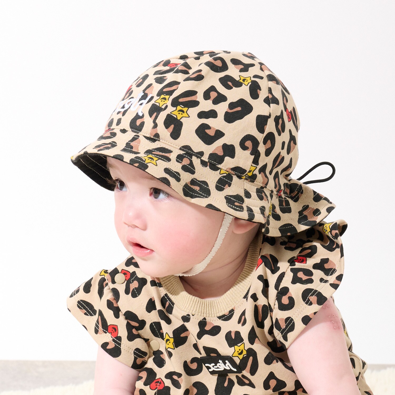 レオパード総柄ベビーハット