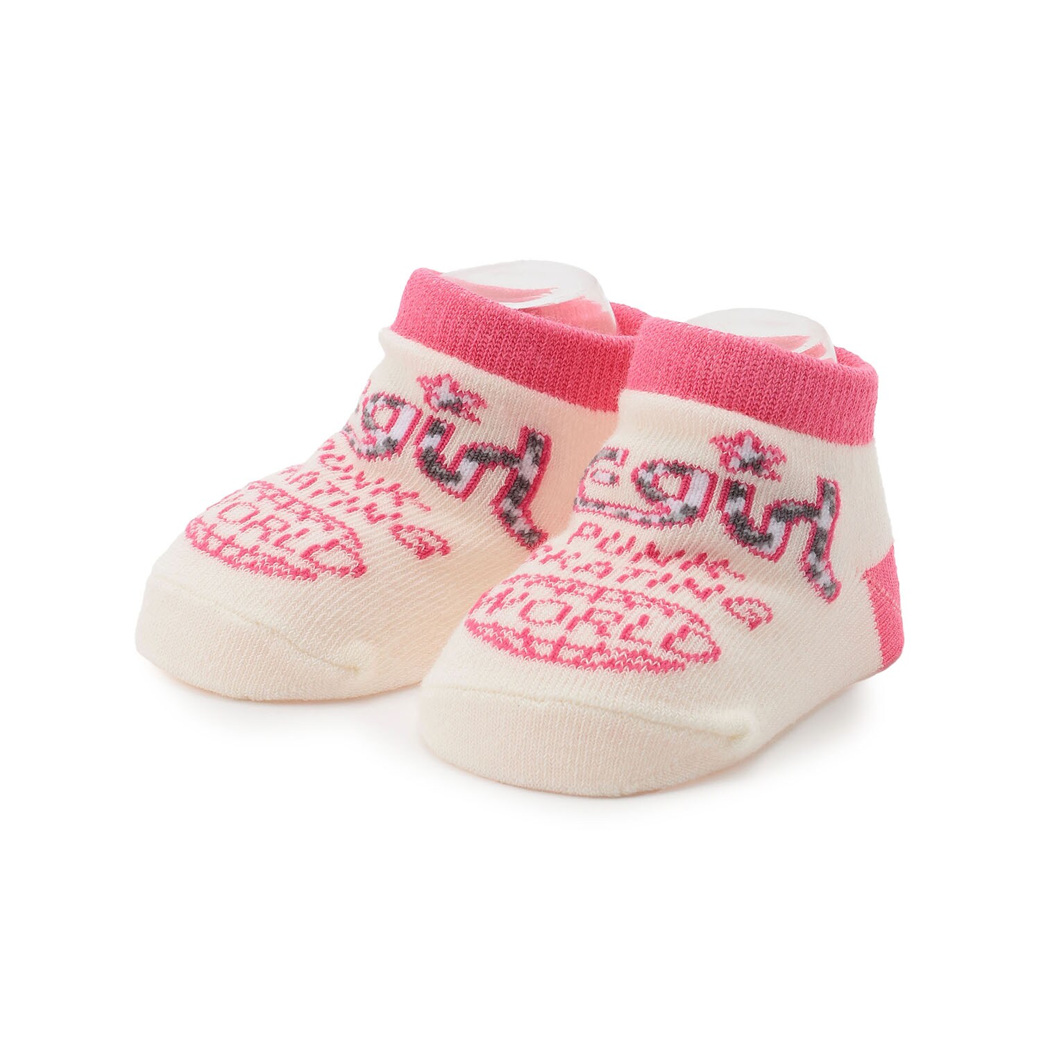 レオパードロゴ ベビーソックス