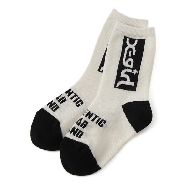 ボックスロゴクルーソックス