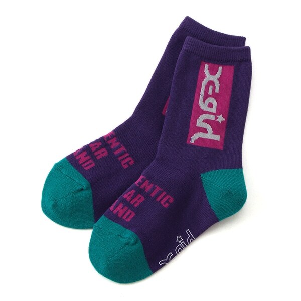 ボックスロゴクルーソックス