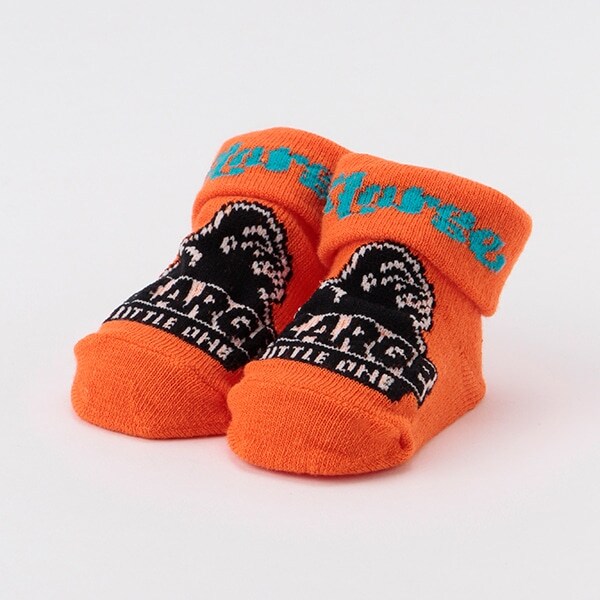 配色ランダムロゴカップソックス