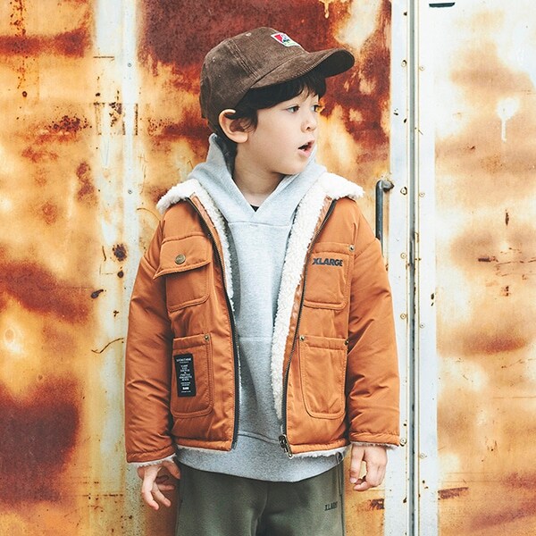 リバーシブルボアジャケット