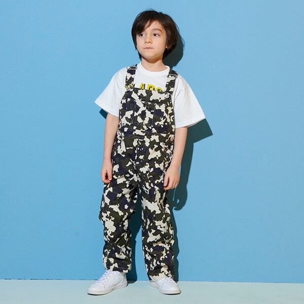 【WEB限定】迷彩柄オーバーオール