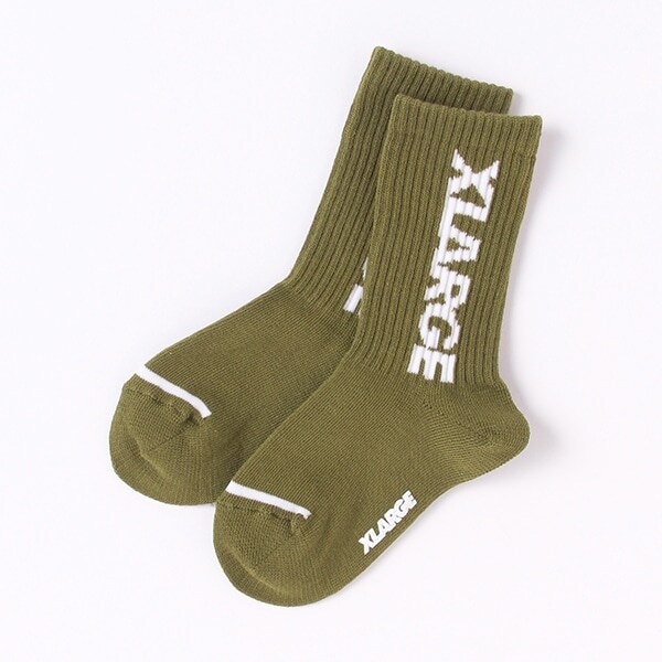 ロゴクルーソックス【日本製】