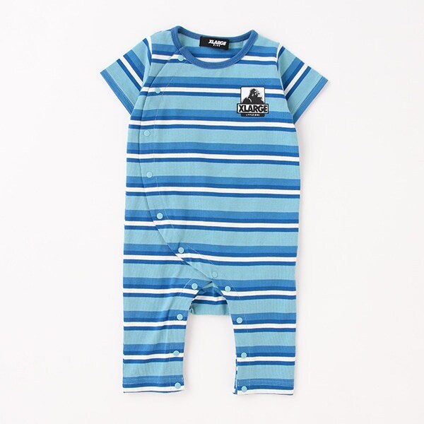 ボーダーOGゴリラ半袖カバーオール