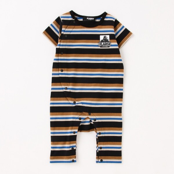 ボーダーOGゴリラ半袖カバーオール