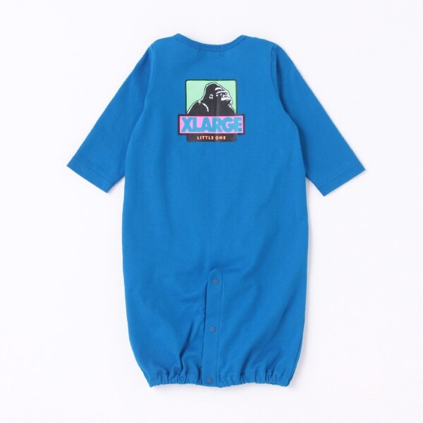 配色ボックスOGゴリラ長袖カバーオール