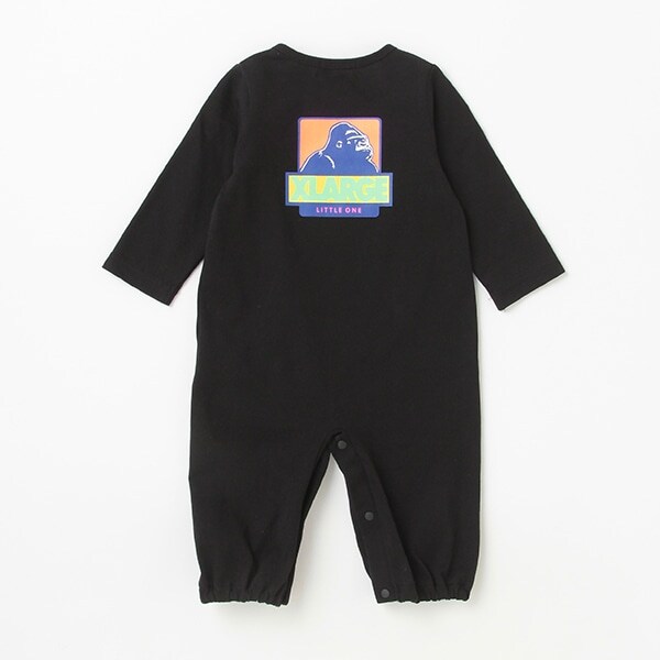 配色ボックスOGゴリラ長袖カバーオール