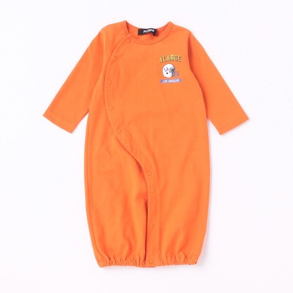 ラグビーグラフィック長袖カバーオール