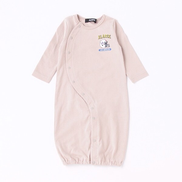 ラグビーグラフィック長袖カバーオール