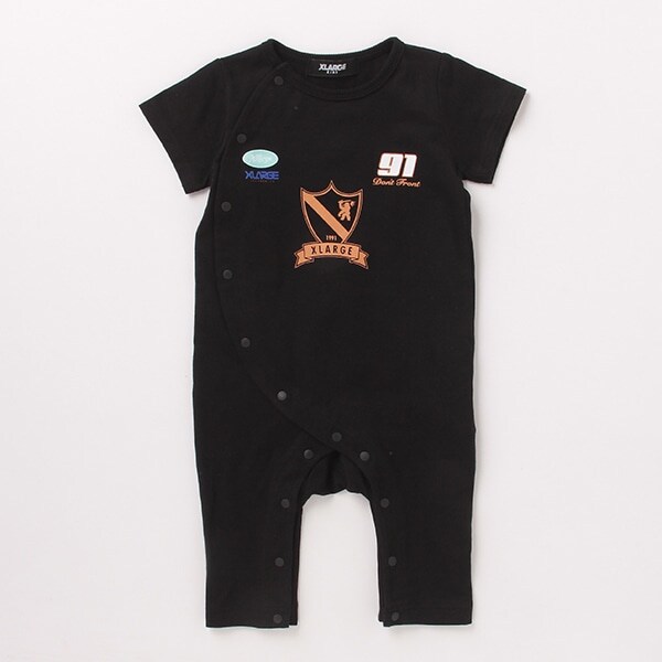 チームナンバー半袖カバーオール