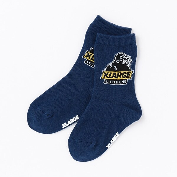 スランテッドゴリラクルーソックス【日本製】