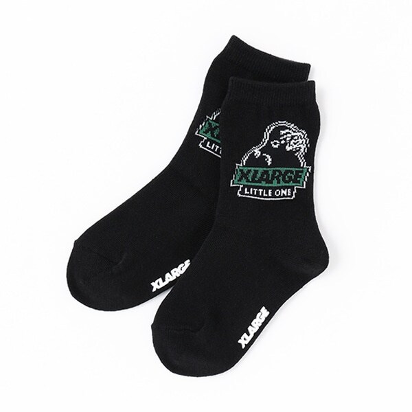 スランテッドゴリラクルーソックス【日本製】