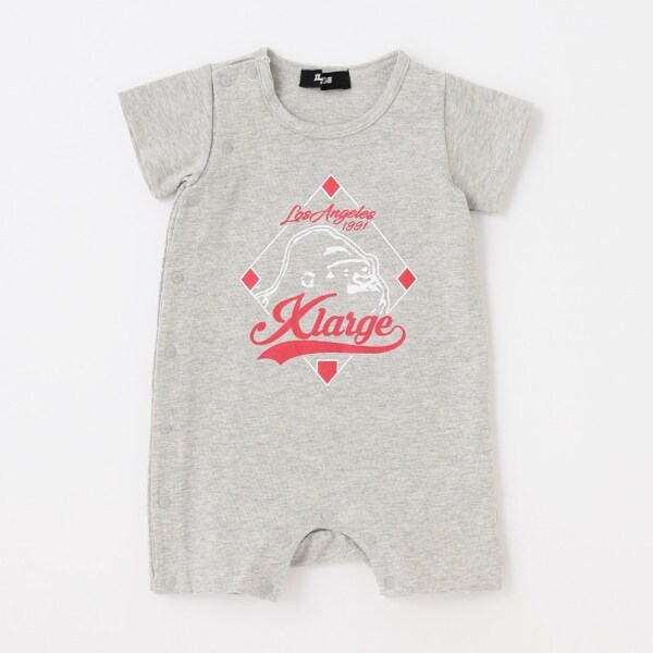 ベースボールゴリラ半袖カバーオール