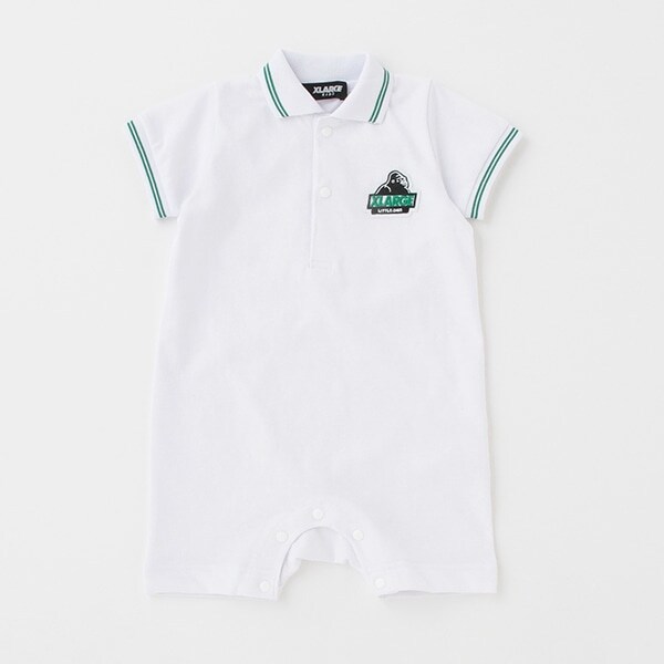 半袖ポロカバーオール