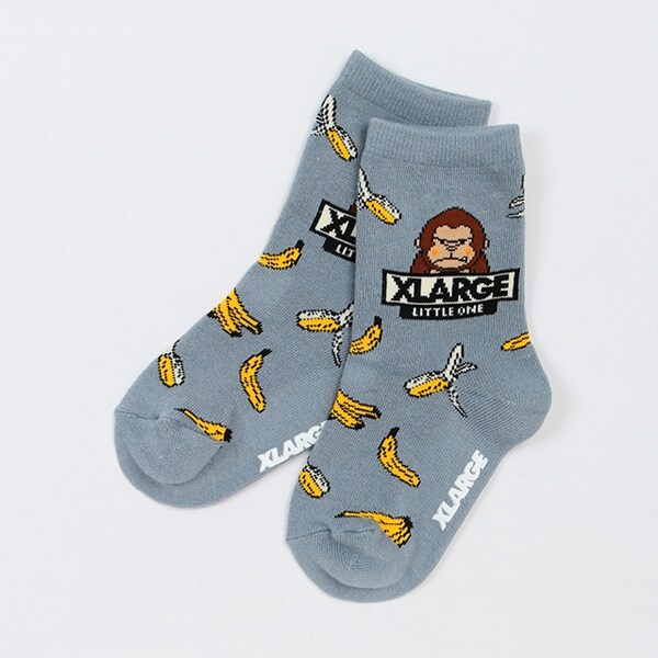 バナナファニーゴリラクルーソックス