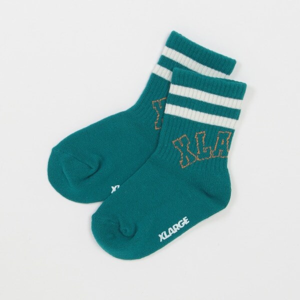 ロゴラインクルーソックス
