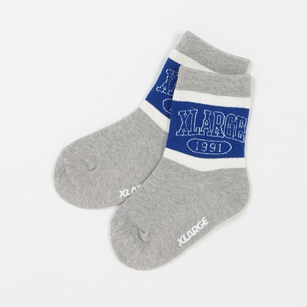 切替ロゴクルーソックス