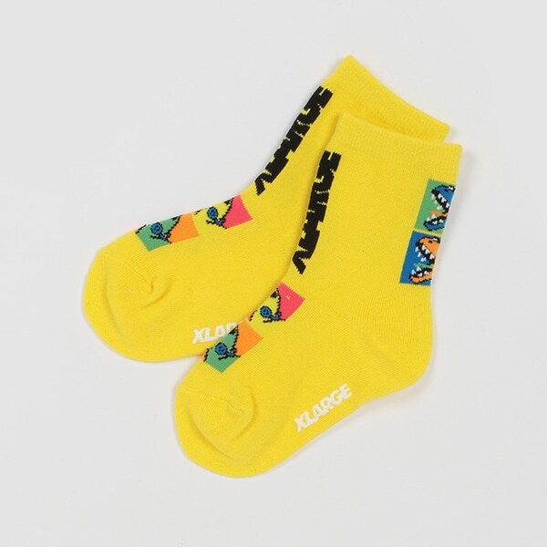 恐竜モチーフクルーソックス