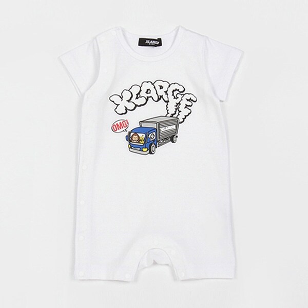 トラック半袖カバーオール