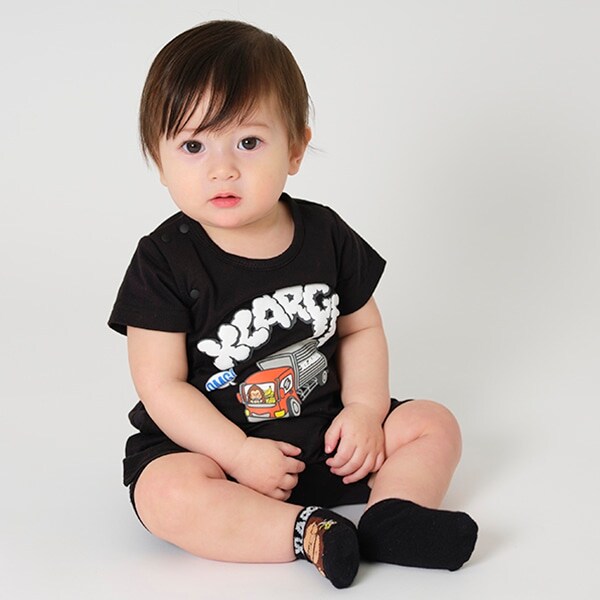 トラック半袖カバーオール