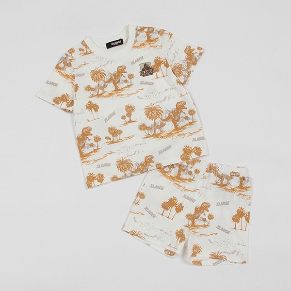 【一部ショップ展開】恐竜アロハ柄SETUP