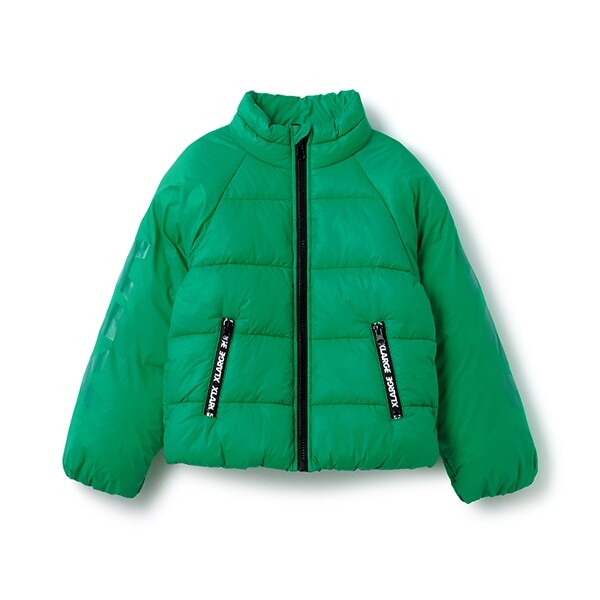 スリーブロゴ薄手中綿ブルゾン