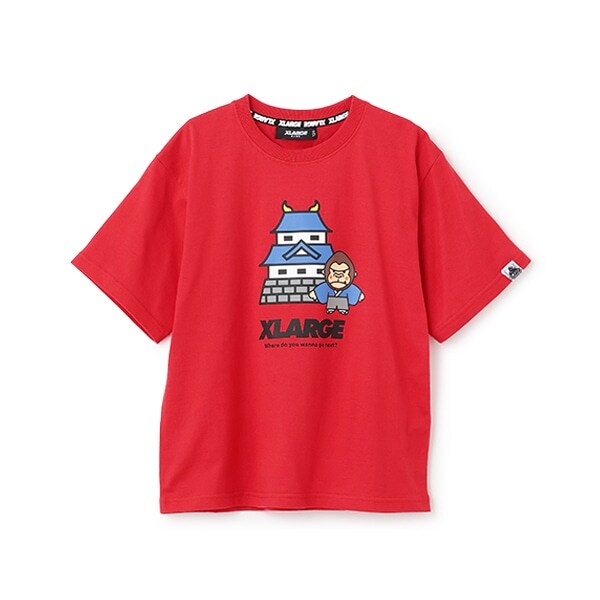 モチーフファニーゴリラ半袖Tシャツ