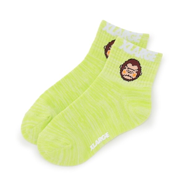 メランジカラーショートソックス