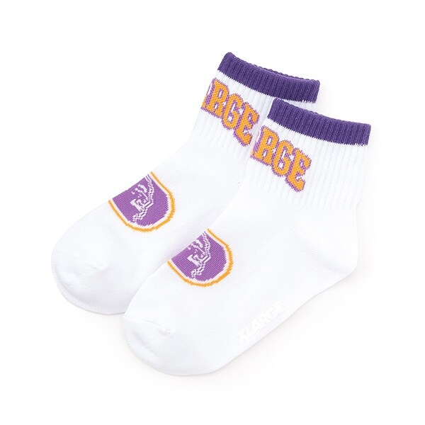 カレッジロゴショートソックス