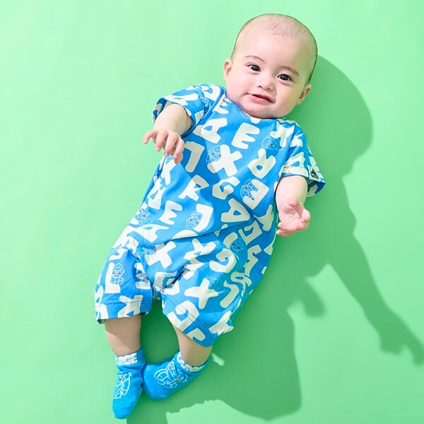 総柄ファニーゴリラショートオール