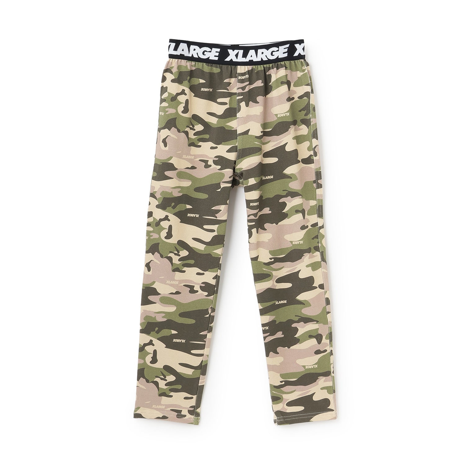 ウエストロゴ総柄レギンス