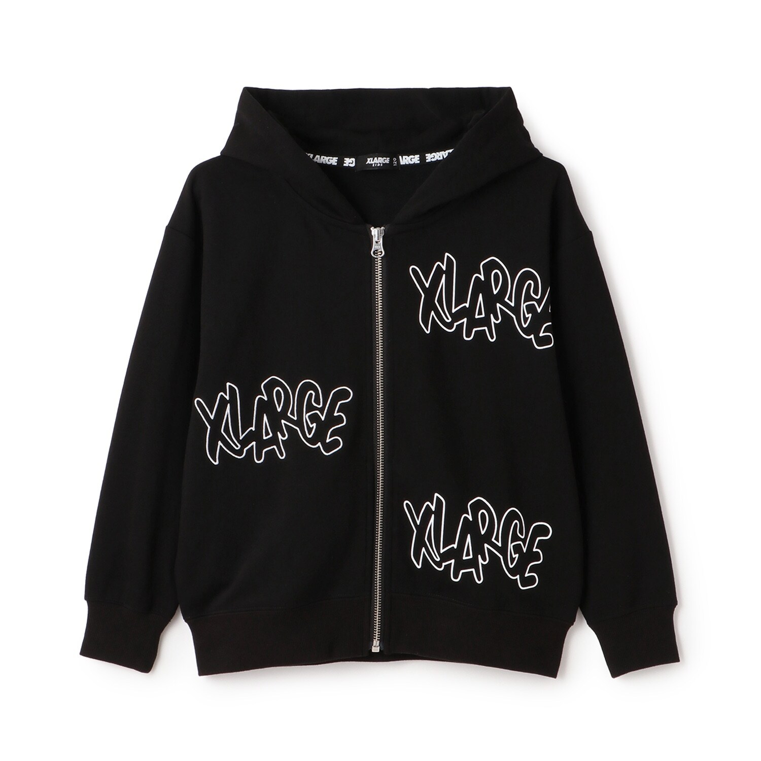 総ロゴジップパーカー