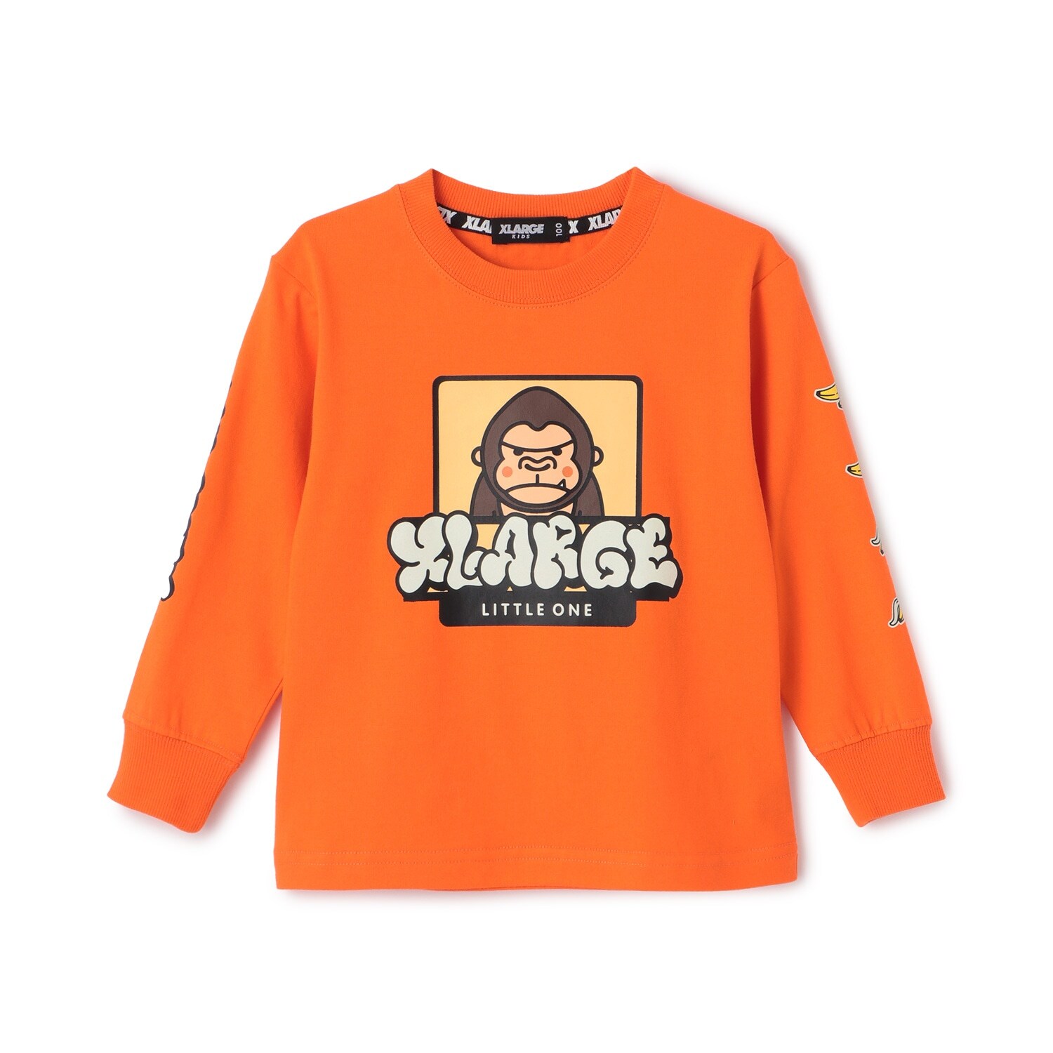 ファニーゴリラ&グラフィティ蓄光プリント長袖Tシャツ