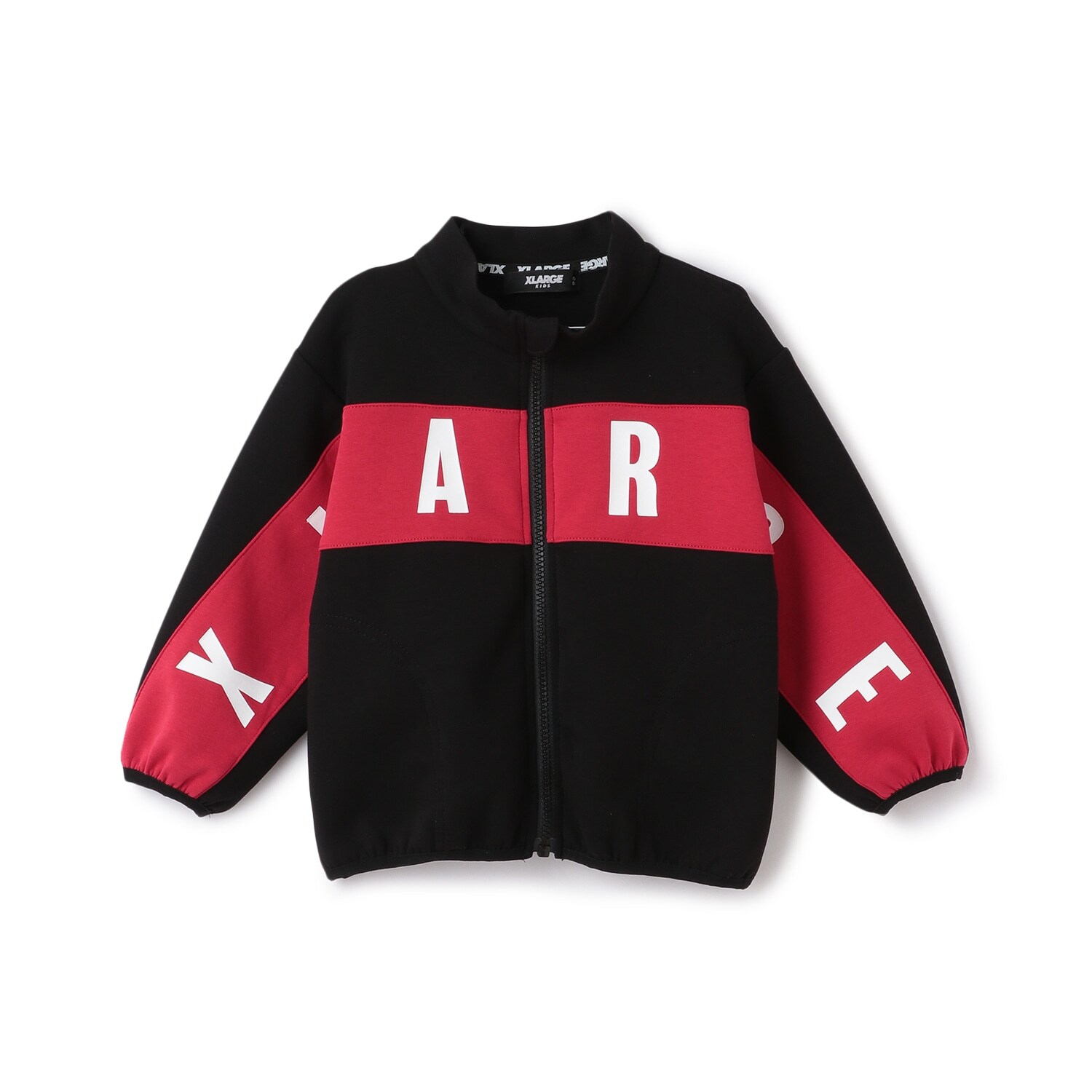 ビッグロゴダンボールニットジップトレーナー