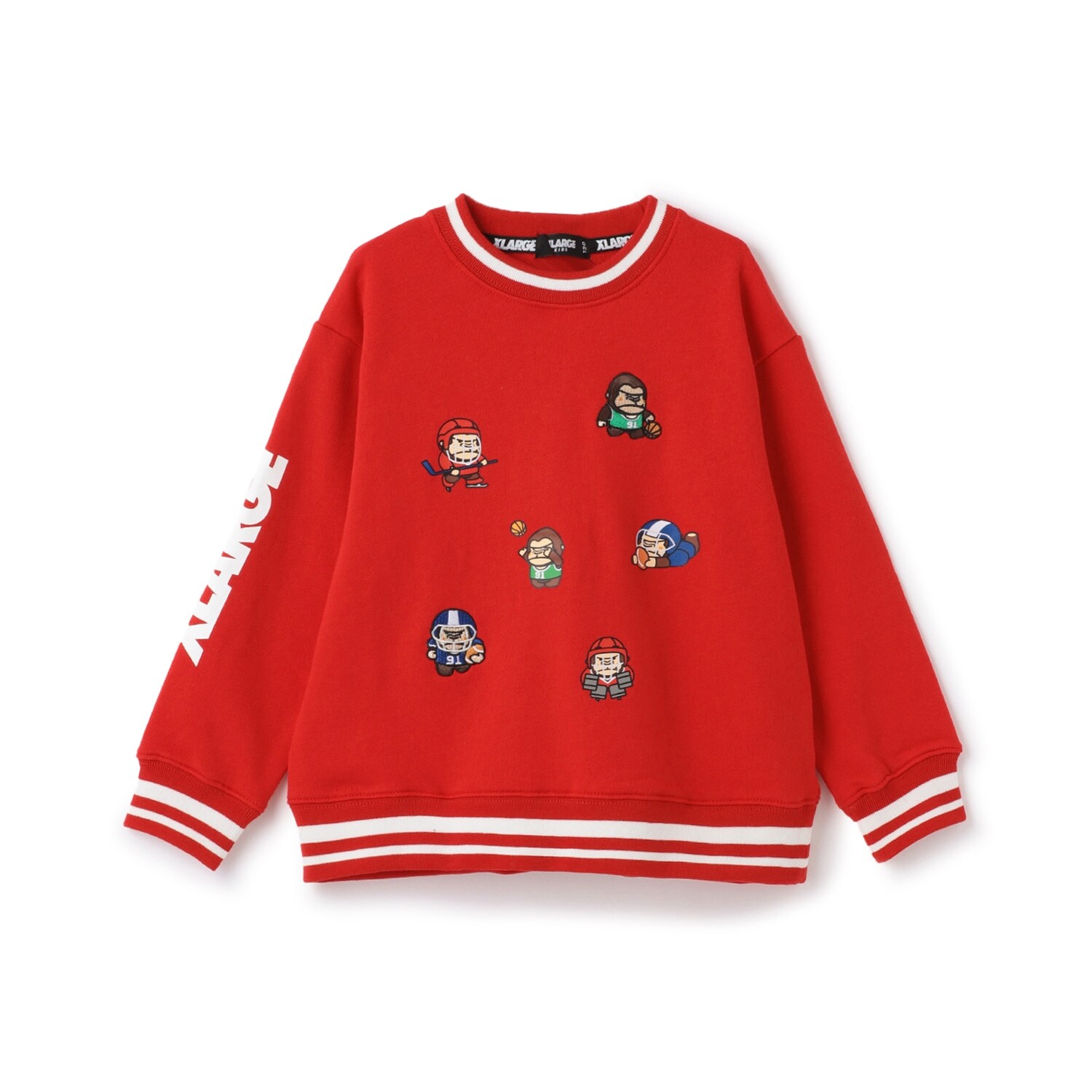 スポーツファニーゴリラ刺しゅうトレーナー