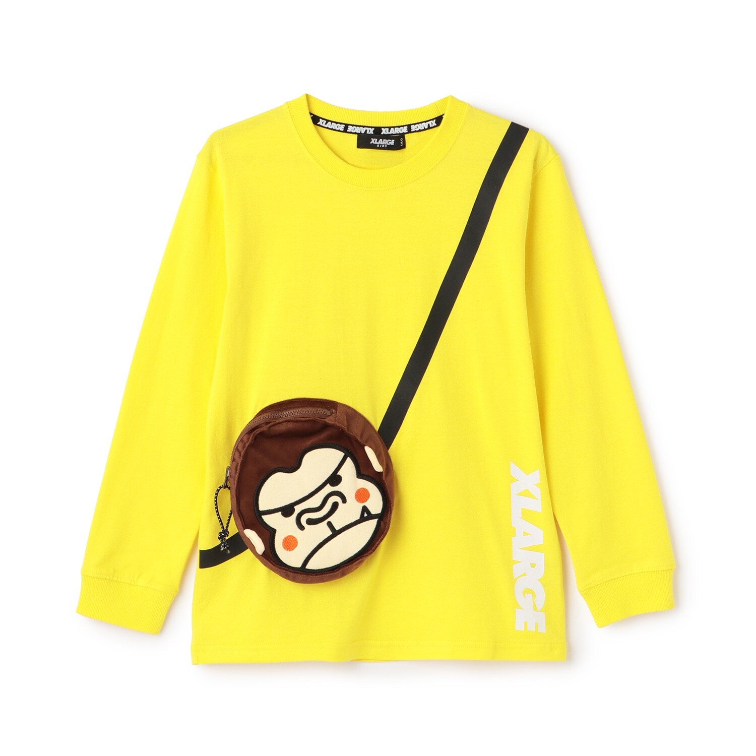 ファニーゴリラポーチ長袖Tシャツ