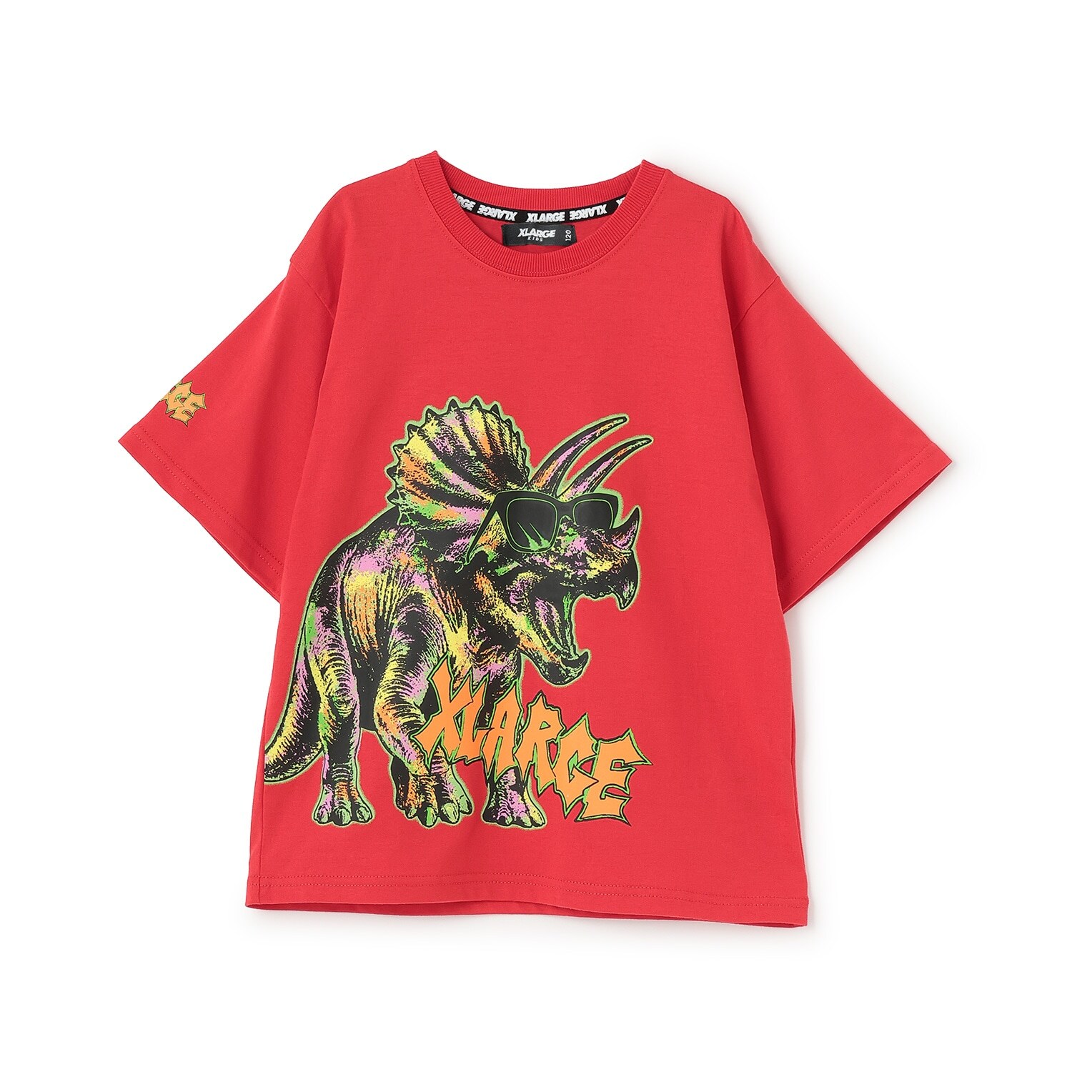 トリケラトプスグラフィック半袖Tシャツ