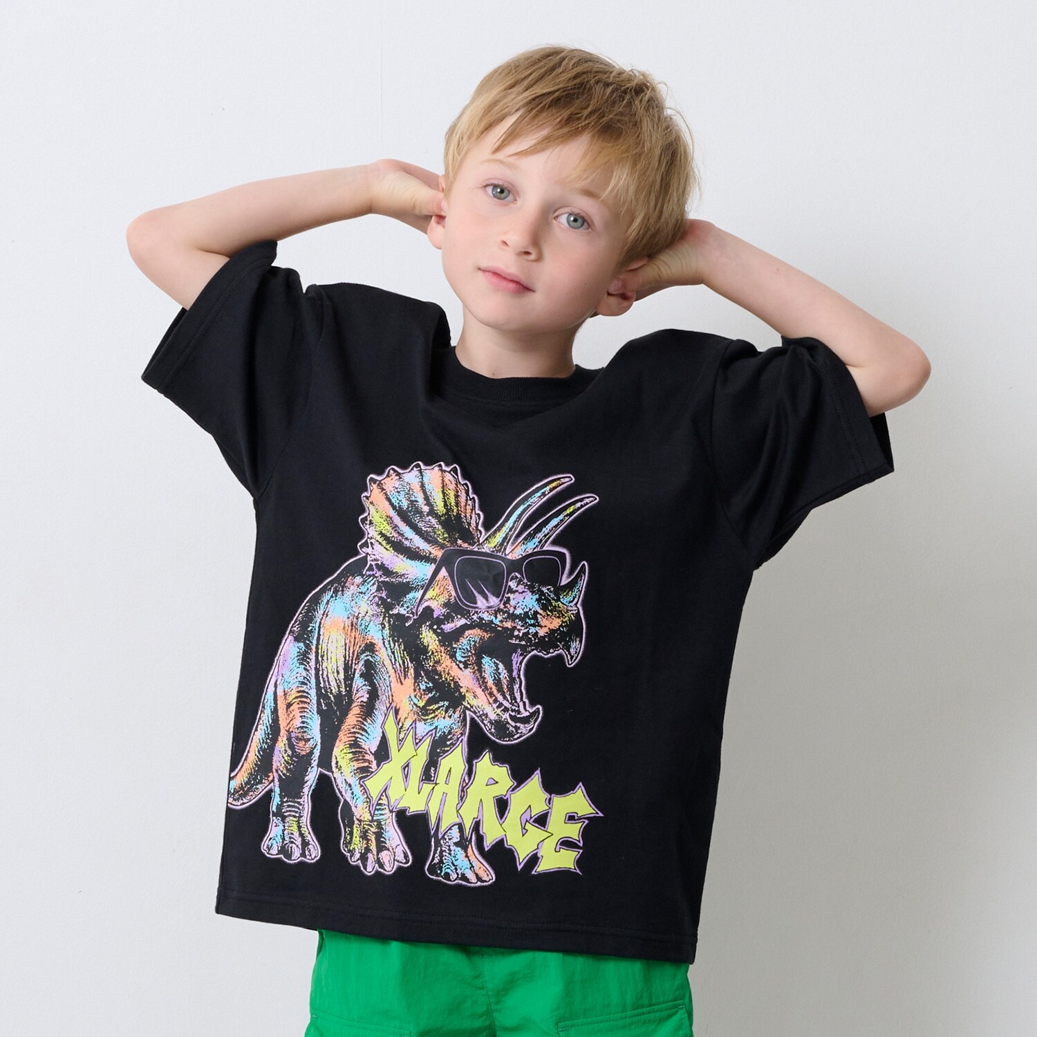 トリケラトプスグラフィック半袖Tシャツ