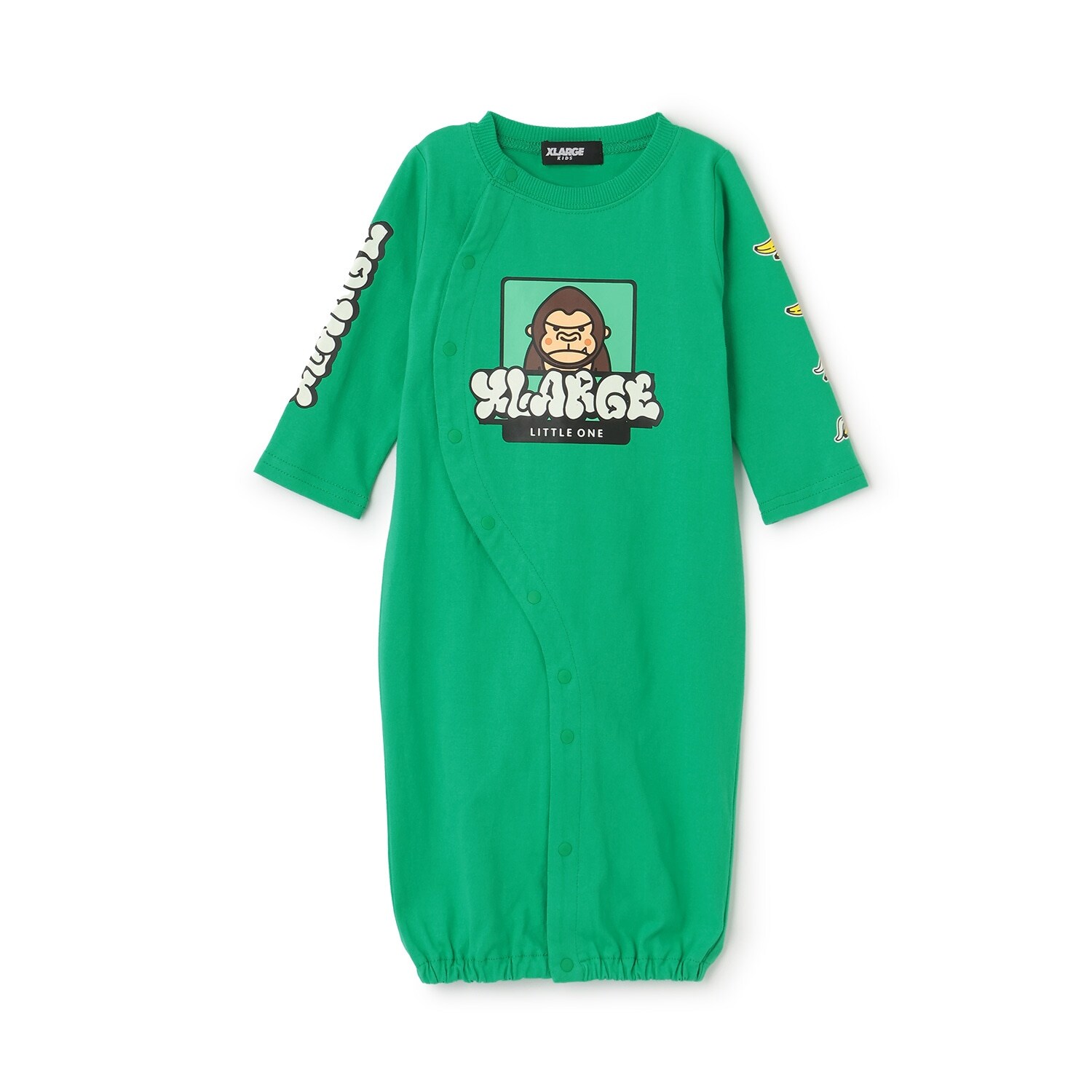 ファニーゴリラ&グラフィティ蓄光プリント長袖2WAYオール