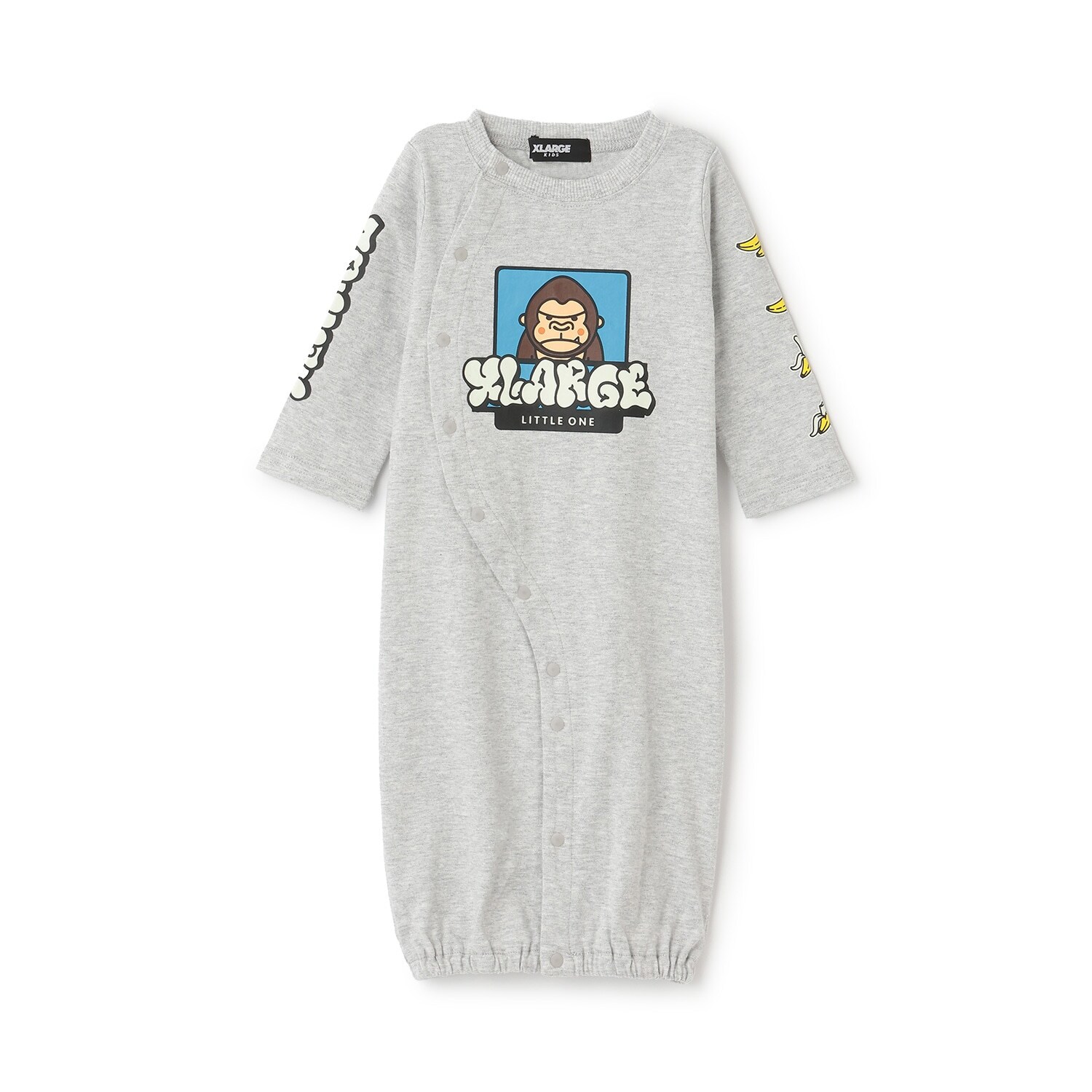 ファニーゴリラ&グラフィティ蓄光プリント長袖2WAYオール